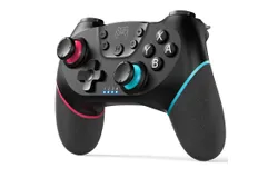 Hot Selling Controllers&comma; Wireless Switch Pro Controllers&comma; Compatible with Switch&sol;Switch Lite&sol;Switch OLED&comma; Programmable Remote Gamepad Joysticks with Wake-up & Turbo &lpar;Upgraded Version A&rpar;