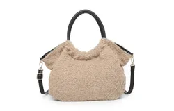 Jen & Co&period; Zuri Teddy Satchel W&sol;crossbody Strap In Tp