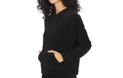 Goldie Raglan Hoodie In Black