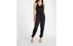 Steve Madden Valencia Jumpsuit In Black