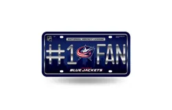 NHL Columbus Blue Jackets License Plate