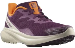 Salomon Salomon Women&apos;s Impulse Trail Running Shoe In Grape Wine&sol;rainy Day&sol;vibrant Orange
