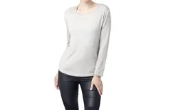 Angel Scoop-Neck Top In Sand