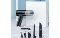 Wireless Vacuum Cleaner with Rechargeable Battery Powerful 70W Motor Suitable for Wet and Dry Cleaning Tasks