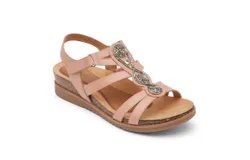 Cobb Hill Women&apos;s May Embellished Sandal In Pink