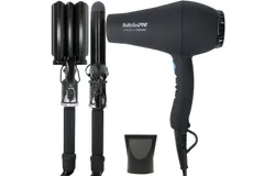 BaByliss Pro Porcelain Ceramic Gift Box &lpar;Dryer&comma; Waver&comma; Curling Iron&rpar; Black &num;BPPP7