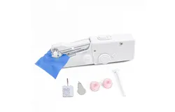 Handheld portable sewing machine handy stitch mini electric sewing machine Sewing Machine Quick sewing Carry out with you Weight only 340g-No&period;1 standard sewing machine &lbrack;2 loops _ 1 extension _ 1 needle _ 1 needle threader&rsqb;