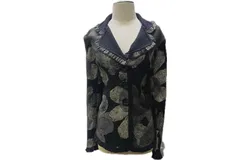An Ren Floral Jacket In 7223Oliv