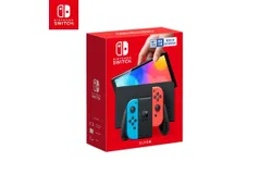 Nintendo Switch OLED Game Console National Edition Red Blue &plus; New Super Mario Bros&period; U Deluxe Edition Game Cartridge