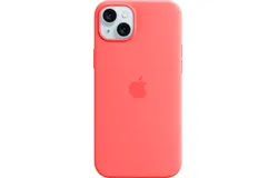 Apple - iPhone 15 Plus Silicone Case with MagSafe - Guava