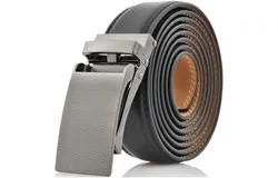 Mio Marino Men&apos;s Pinpoint Ratchet Belt-Black-Medium