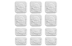 12 Piece Outlet Covers Baby Proofing Socket Protectors Child Safety Plug Caps