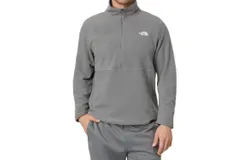 The North Face Glacier Fleece 1&sol;2 Zip Jacket In Smoked Pearl