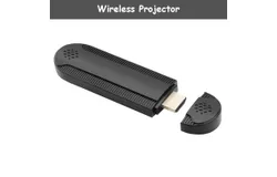 Wireless screen projector same-screen converter car projector 4K HD HDMI suitable for Huawei Xiaomi Apple iPhone black