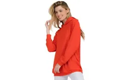 Women&apos;s Regular and Plus Size French Terry Activewear Hoodie - Great for Cool Mornings&comma; Workout Gear and Layering