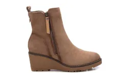 Xti Women&apos;s Suede Booties In Taupe