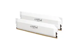 Crucial DDR5 6000MHz Pro &comma;RAM 32GB Kit &lpar;2x16GB&rpar; CL36 &comma; Overclocking Desktop Gaming Memory&comma; Intel XMP 3&period;0 & AMD Expo Compatible&comma; CP2K16G60C36U5B&comma;  White