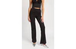 Emory Park High Waist Flared Pants In Black