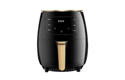 New air fryer household large capacity French fries machine multifunction electric fryer-black