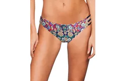 Nanette Lepore Moderate Bikini Bottom In Nnl Desert Diamond