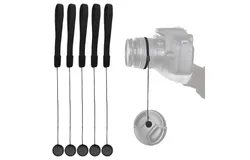 5 Pcs Lens Cap Keeper Cord&comma; Lens Cap Keeper&comma; Camera Lens Cap Leash