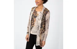 Berek Graffiti Mesh Duster In Multi