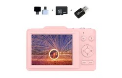 C&aacute;mara Digital para Adolescentes&comma; FHD 4K 44MP con 32GB-Rosa