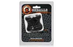 OxBalls Squeeze&comma; Ball Stretcher&comma; Black