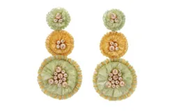 Mignonne Gavigan Brigida Drop Earrings In Green&sol;yellow