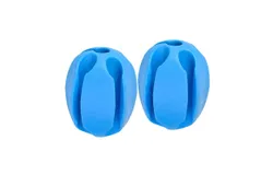 Fishing Rod Handle with Ball Rod Holder with Fixed Ball Clips Accessories Straps Holder Puller Protection Blue