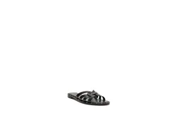 Schutz Phoenix Leather Sandal In Black