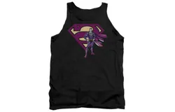 Superman Bizarro & Logo Adult Tank Top