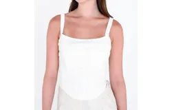 Heartloom Sharina Top In Eggshell