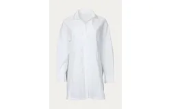 Nap Oversized Cotton-Blend Shirt In White