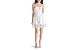 Steve Madden Robyn Dress In Wht