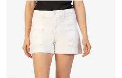 Kut From The Kloth Jane High Rise Short In White