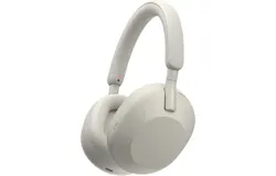 Sony WH-1000XM5 The Best Wireless Noise Canceling Headphones with Auto Noise Canceling Optimizer&comma; Crystal Clear Hands-Free Calling&comma; and Alexa Voice Control&comma; Silver