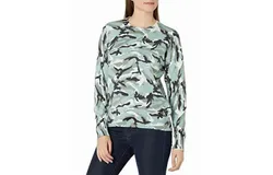 Calvin Klein Camouflage Crewneck Sweater In Green