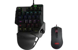 Pro Gaming Keyboard and Mouse Combo Compatible with Playstation 4&comma; Playstation 3&comma; XBOX One&comma; XBOX 360&comma; Switch&comma; Switch Lite and PC