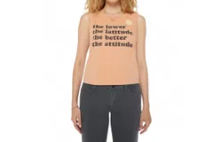 Mother Strong And Silent Type Tee In Latitude Attitude