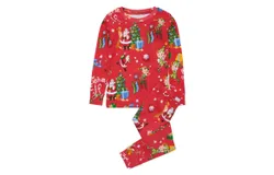 Books To Bed Girls How To Catch An Elf Pajamas In Red