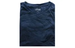 Bamboo V-Neck Tee T-Shirt - Bermuda Blue by Cariloha for Men - 1 Pc T-Shirt (M)