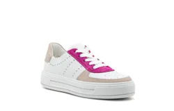 Ara Women&apos;s Calgary Sneakers In White&sol;pink