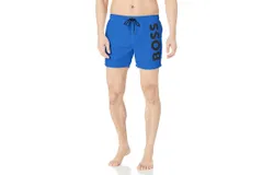 Hugo Boss Men Octopus Royal Blue Logo Swim Shorts Trunks