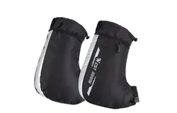 Windproof Thermal Bike Handlebar Mittens Bicycle Electric Bike Warm Handlebar Cover Reflective Painting Safety Cycling Gloves