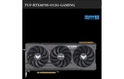 TUF GAMING GeForce RTX 4070 SUPER overclocked version 12GB GDDR6X graphics card&comma; DLSS3&comma; low temperature&comma; high reliability