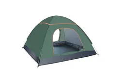 Beach Tent&comma;Beach Canopy Shade Tent ，Protection for 3-4 Person&comma; Waterproof Portable Easy Setup Beach Sun Shelter Tent for Outdoor Adventures&comma; Camping&comma; and Picnics with Carrying Bag-3-4 people dark green