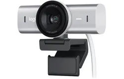 Logitech - MX Brio Ultra HD 4K Video Conference&comma; Gaming and Streaming Webcam - Pale Gray