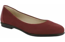 Sas Women&apos;s Scenic Ballet Flat Shoes Medium In Scarlett Red