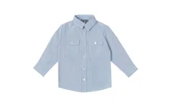 Petit Confection Boys&apos; Long-Sleeve Shirt In Denim